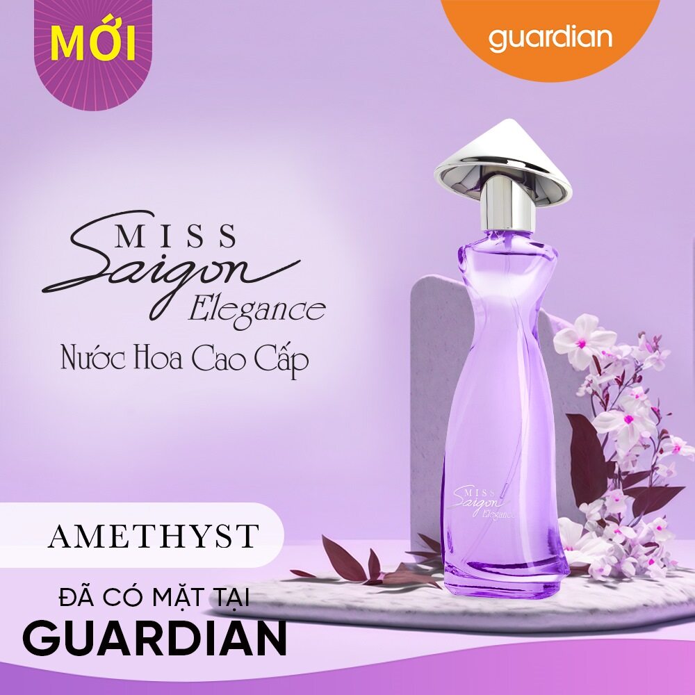 Nước hoa cao cấp Miss Saigon Elegance lần đầu tiên có mặt tại GUARDIAN