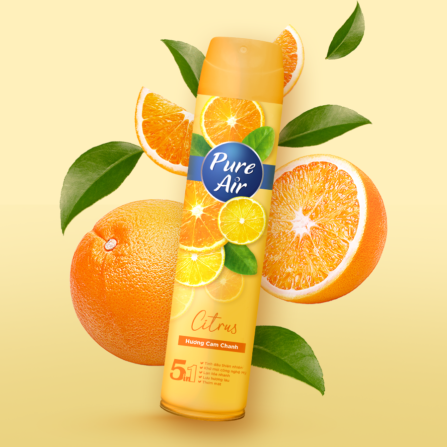 Pure Air refreshener spray - Citrus