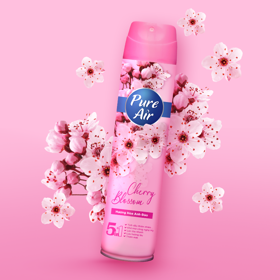 Pure Air refreshener spray - Cherry Blossom